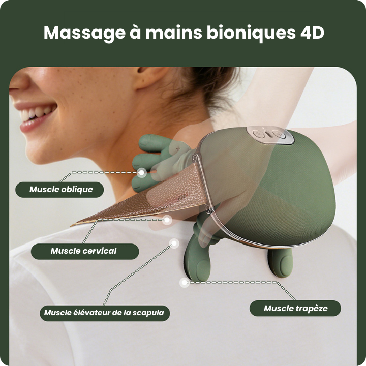 MuscleAid™ Masseur pour le Cou et les Épaules