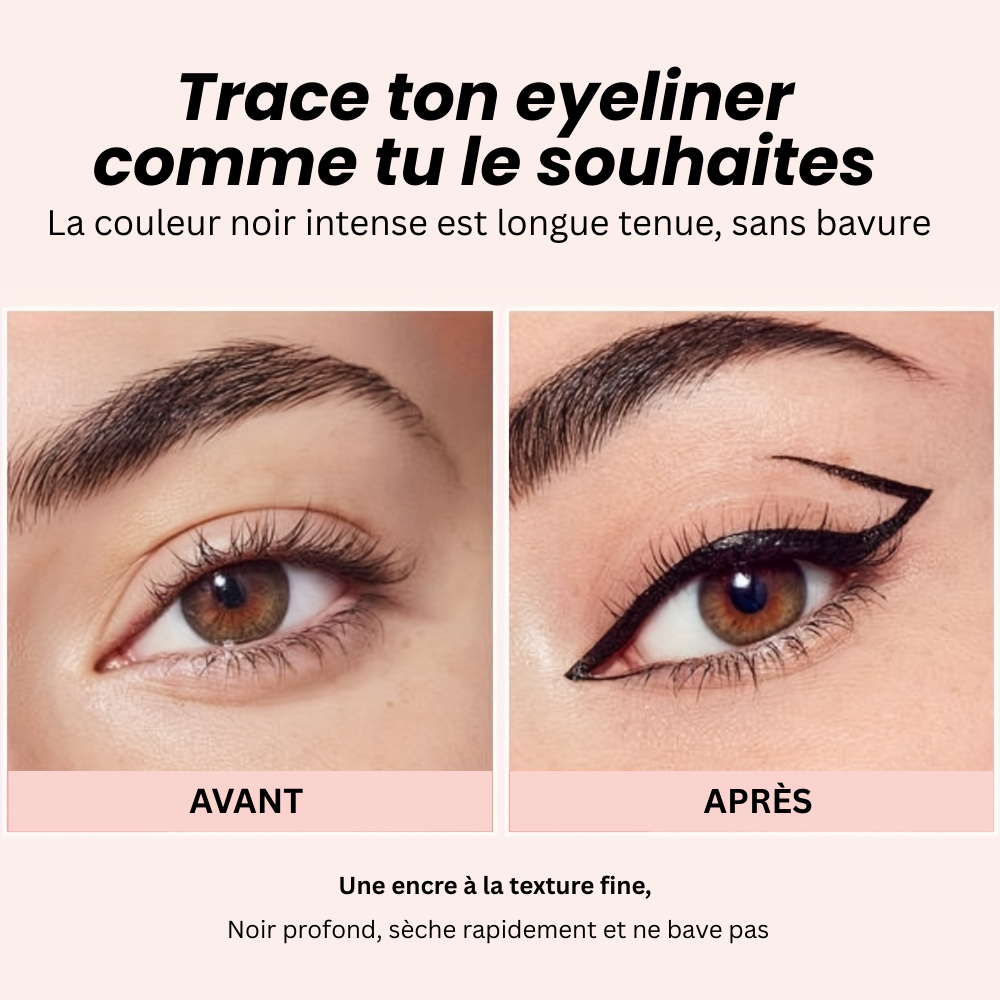 WingSnap™ – Eyeliner Tampon 2-en-1 (Œil Gauche & Droit)