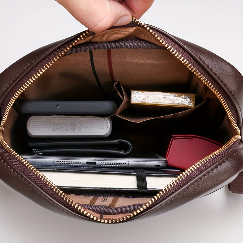 Premium Leather Men's Crossbody Bag
