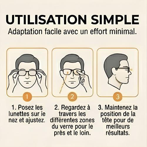 Voyez Net à Toutes Distances — Sans Changer de Lunettes