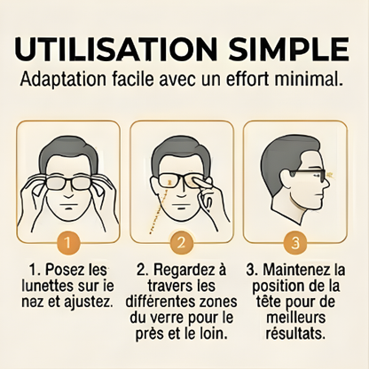 Voyez Net à Toutes Distances — Sans Changer de Lunettes