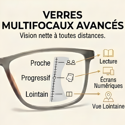 Voyez Net à Toutes Distances — Sans Changer de Lunettes