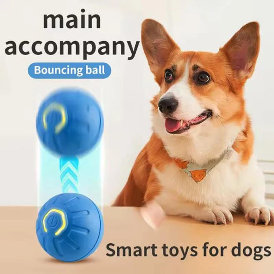 Hot Intelligent pet toy ball electronic pet interactive toy moving ball USB puppy automatic moving bounce gift cat products.