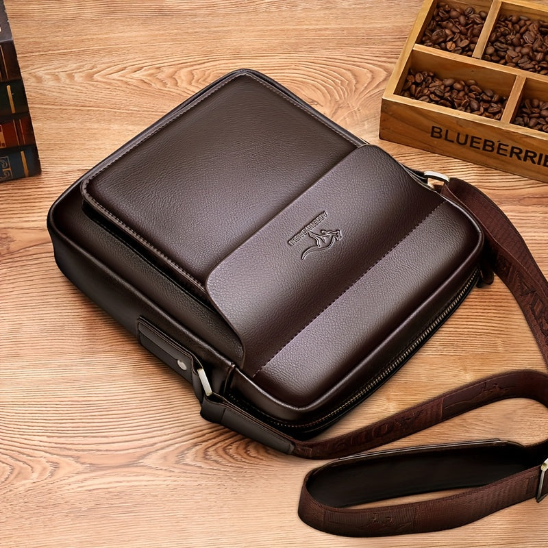 Premium Leather Men's Crossbody Bag